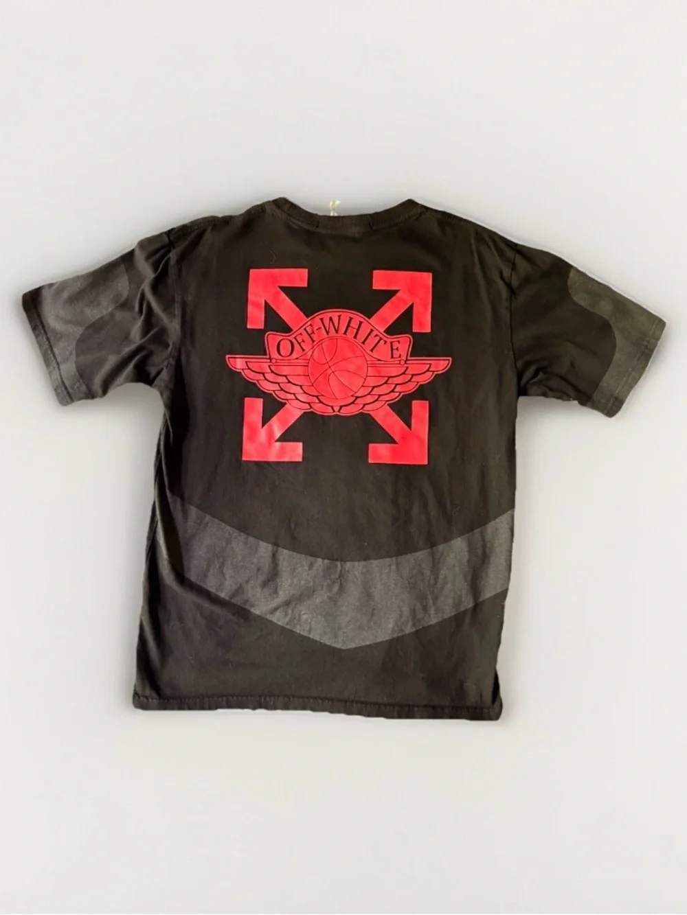 Off-White x Jordan Deadstock Tee with Red Arrow & Wing Logo